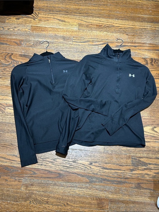 Under Armour Tops - Under Armour Black Women's Quarter-Zip Performance Tops (Set of 2)
